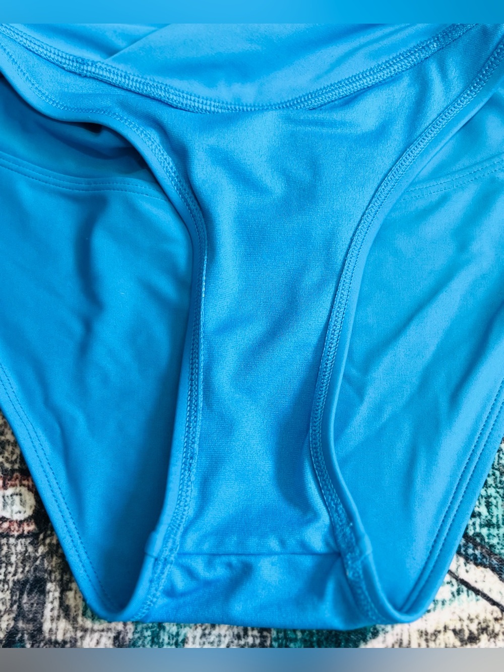 wild fable Bright Blue Bandeau Bikini Set - Picture 7 of 8